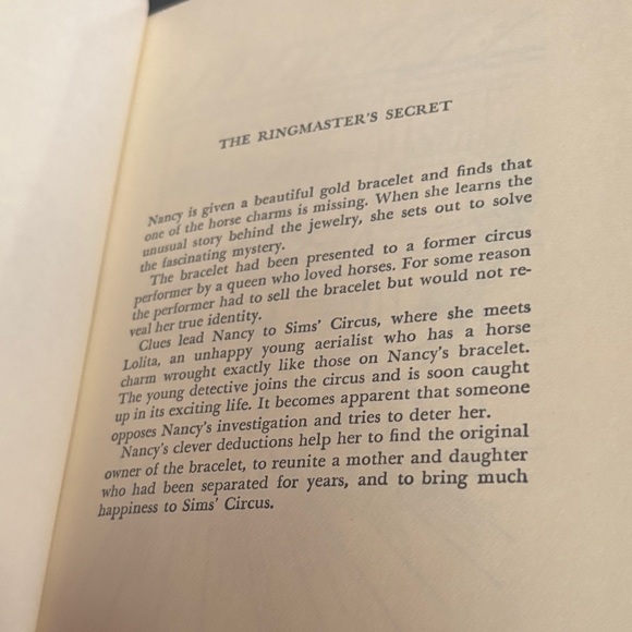 The Ringmaster's Secret by Carolyn Keene - Hardcover - Picture 4 of 5